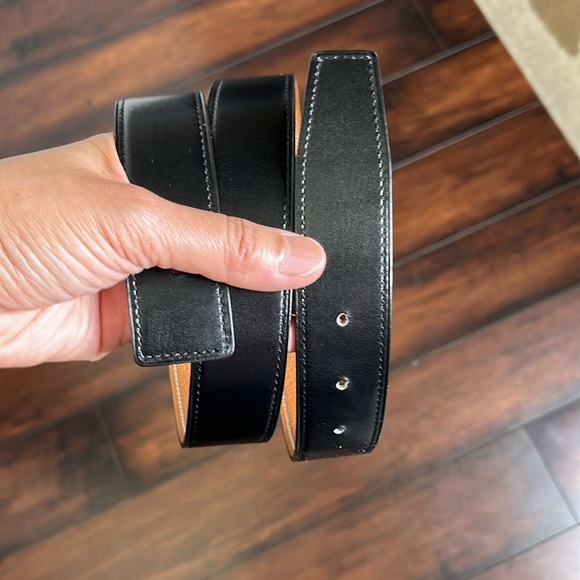 Hermes H Belt Buckles Gold Platinum & Reversible Leather Strap size 90 - Picture 14 of 16